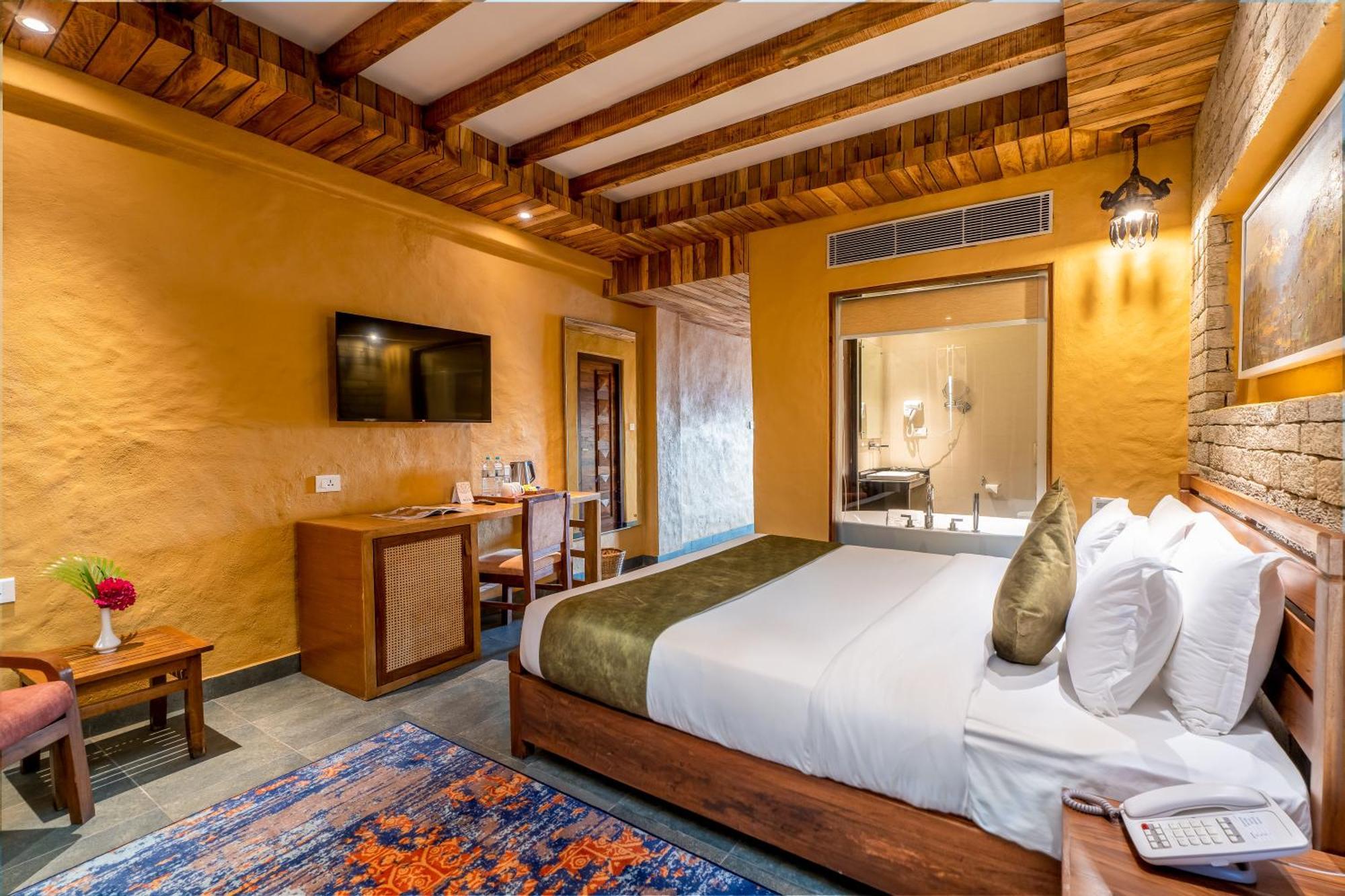 Bar Peepal Resort Покхара Екстер'єр фото Deluxe Room