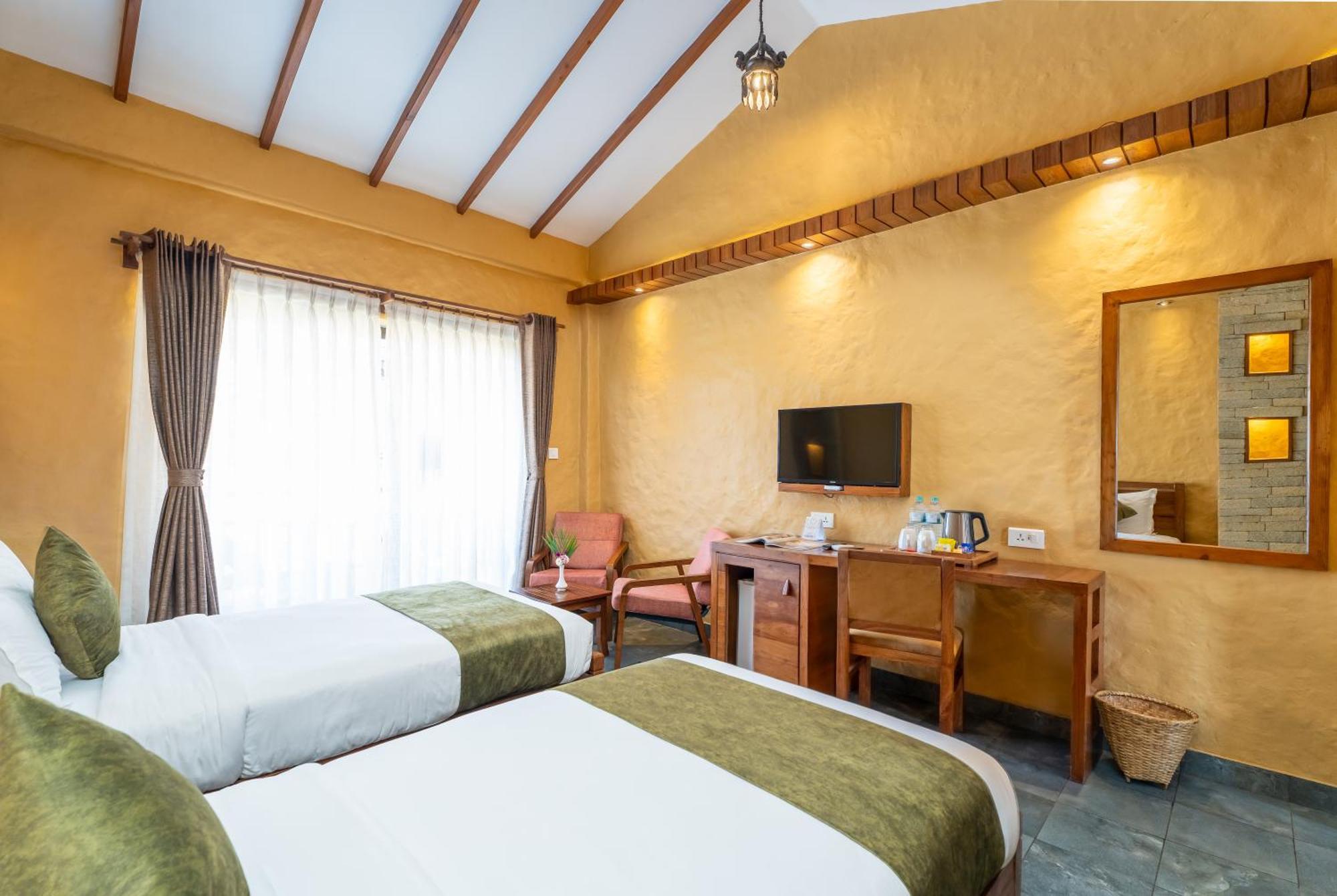 Bar Peepal Resort Покхара Екстер'єр фото Deluxe Room